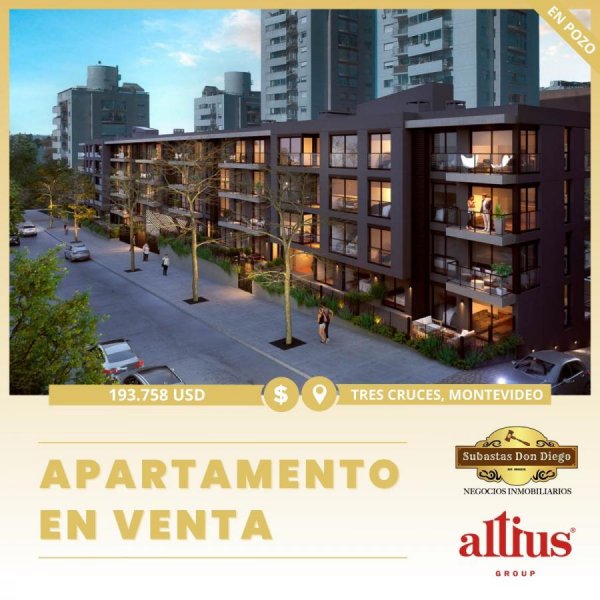 Apartamento en Venta en Tres Cruces Montevideo, Montevideo
